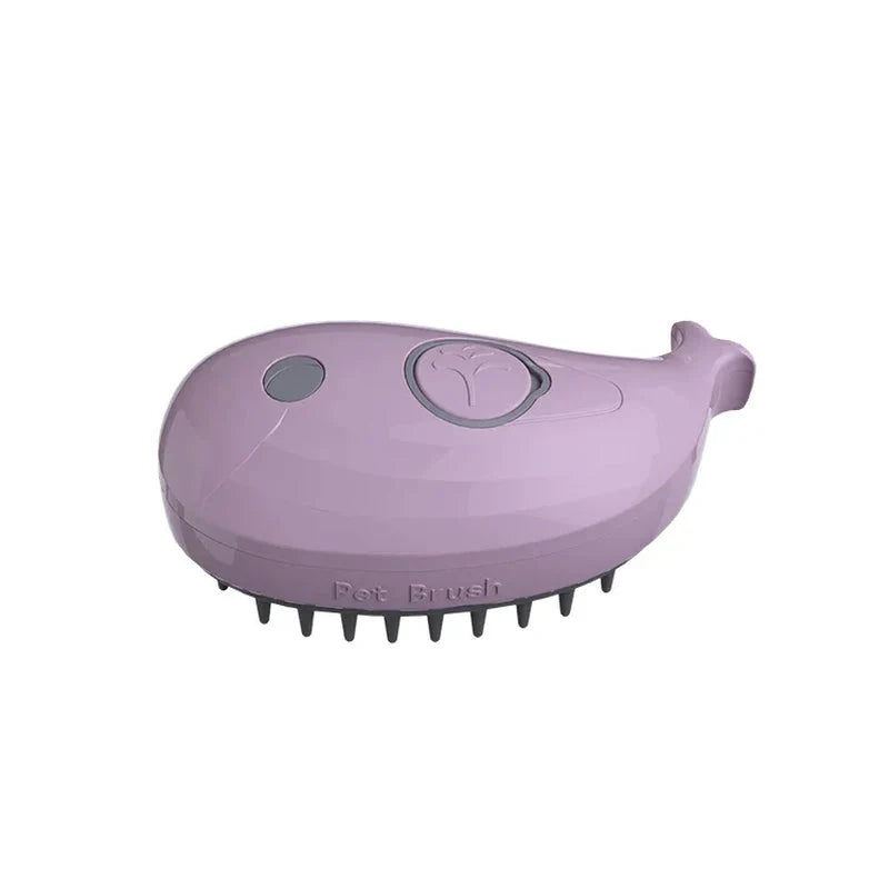 Electric Cat Steam Brush โ 3-In-1 Pet Grooming Comb with Water Spray for Cats and Dogs, USB Rechargeable