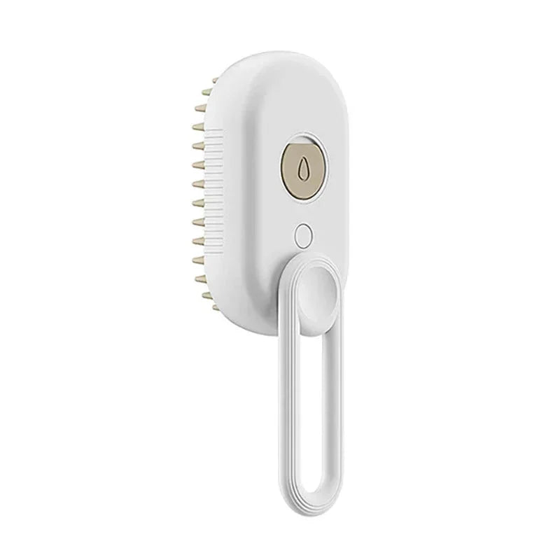 Electric Cat Steam Brush โ 3-In-1 Pet Grooming Comb with Water Spray for Cats and Dogs, USB Rechargeable