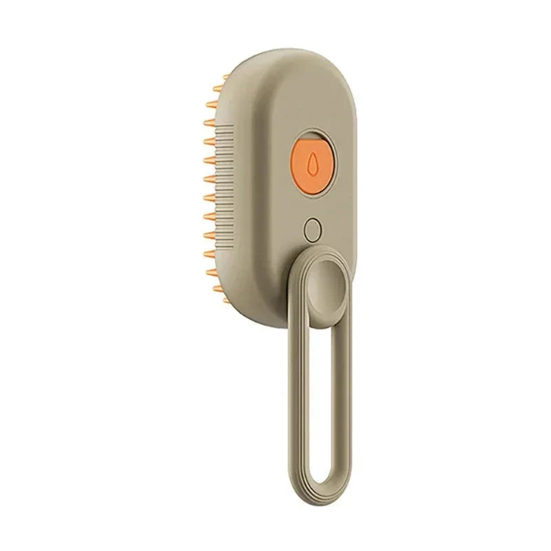 Electric Cat Steam Brush โ 3-In-1 Pet Grooming Comb with Water Spray for Cats and Dogs, USB Rechargeable